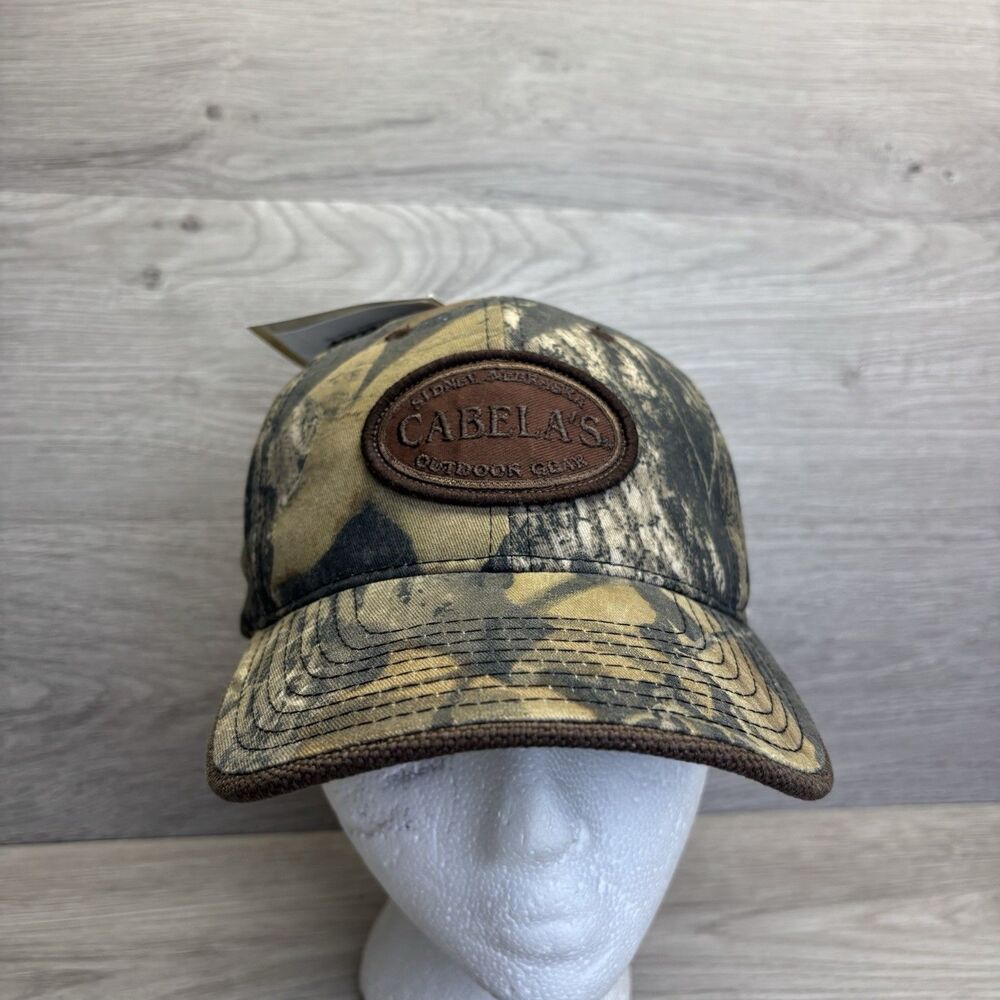 Cabelas Outdoor Gear Camo Hat Embroidered Deer Antlers Strapback Hunting Cap